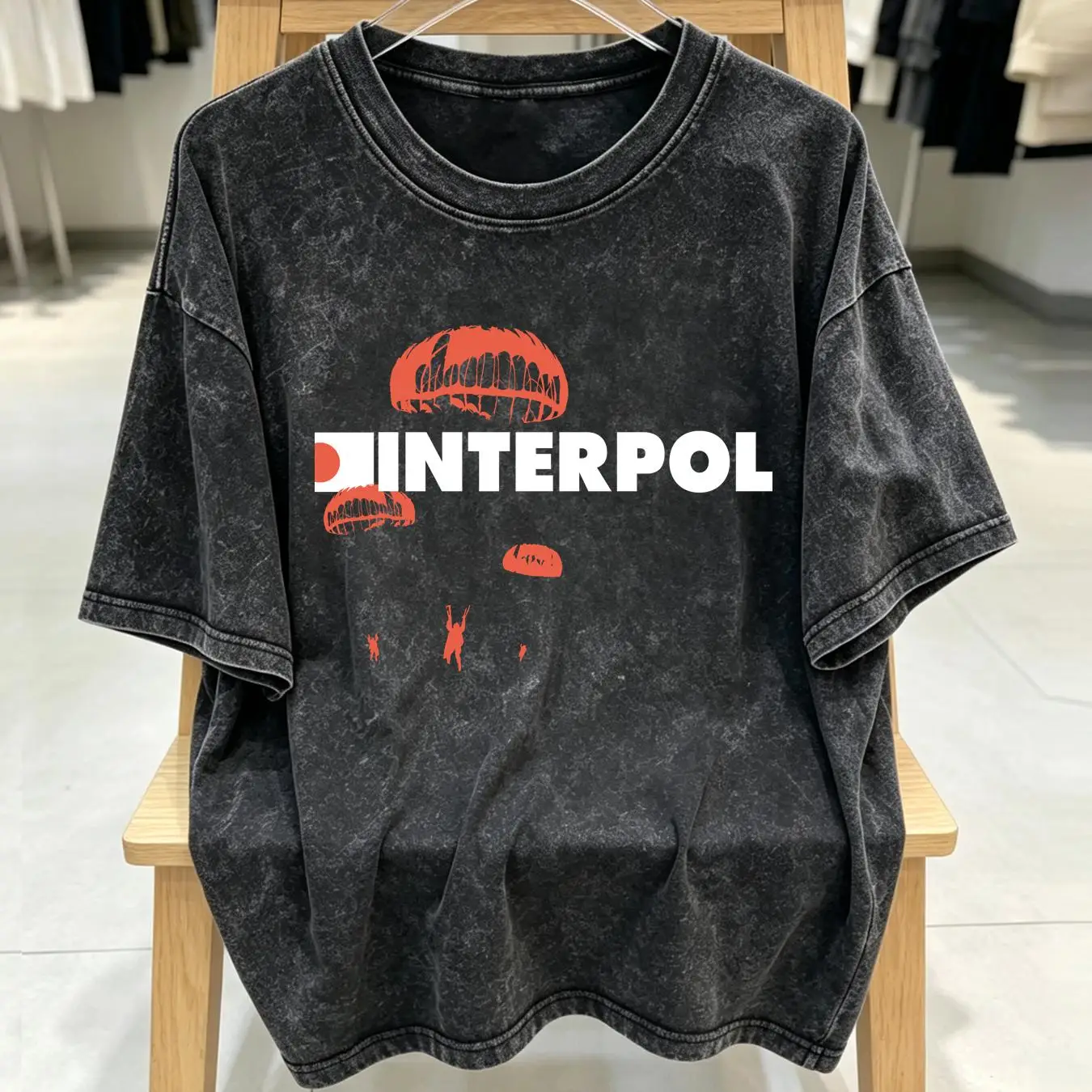 Футболка Interpol, стилизованн – обзор и цена Streetwear Brand Vintage